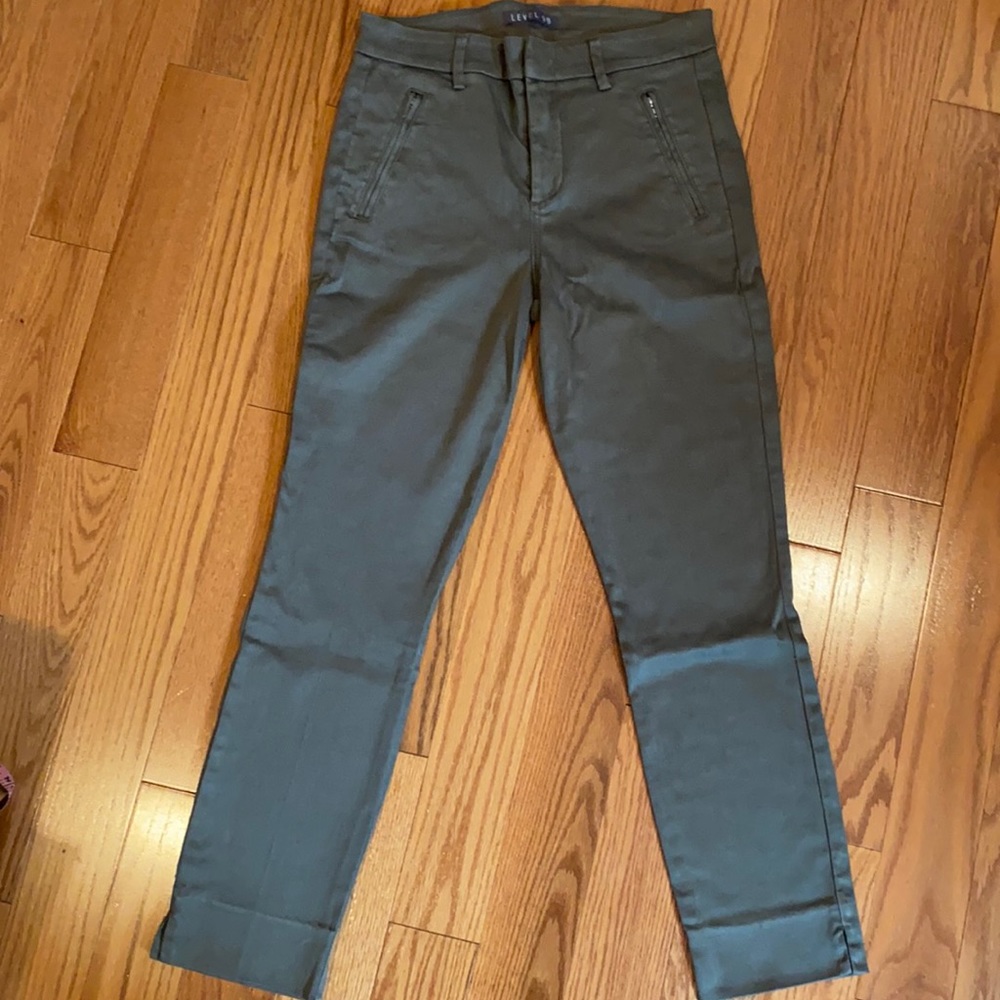 Level 99 Double Welt Zip Trousers NWOT